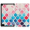 thumbnail image 7 of Case Cover for Amazon Kindle Fire 7 Tablet 9th & 7th Generation, Smart Slim PU Leather Protective Sleeve with Auto Sleep/Wake, Flip Stand f/ 7-Inch Display 2019 2017 Release Gen (Pastel Moroccan), 7 of 7