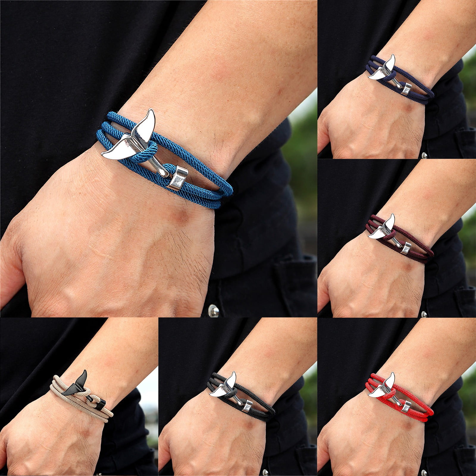Agender pride bracelet - fishtail – PridePoint