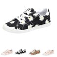 thumbnail image 5 of YOUYEDIAN Sneakers for Women Casual Strap Design Slip On Versatile Floral Print Flats Fashion Round Toe Comfy Soft Canvas Shoes, 5 of 5