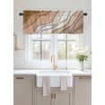 thumbnail image 2 of Valances for Windows Modern Abstract Rod Pocket Cafe Window Treatments Valance Curtains for Kitchen Bathroom Laundry Basement Windows 60"x18", 2 of 9