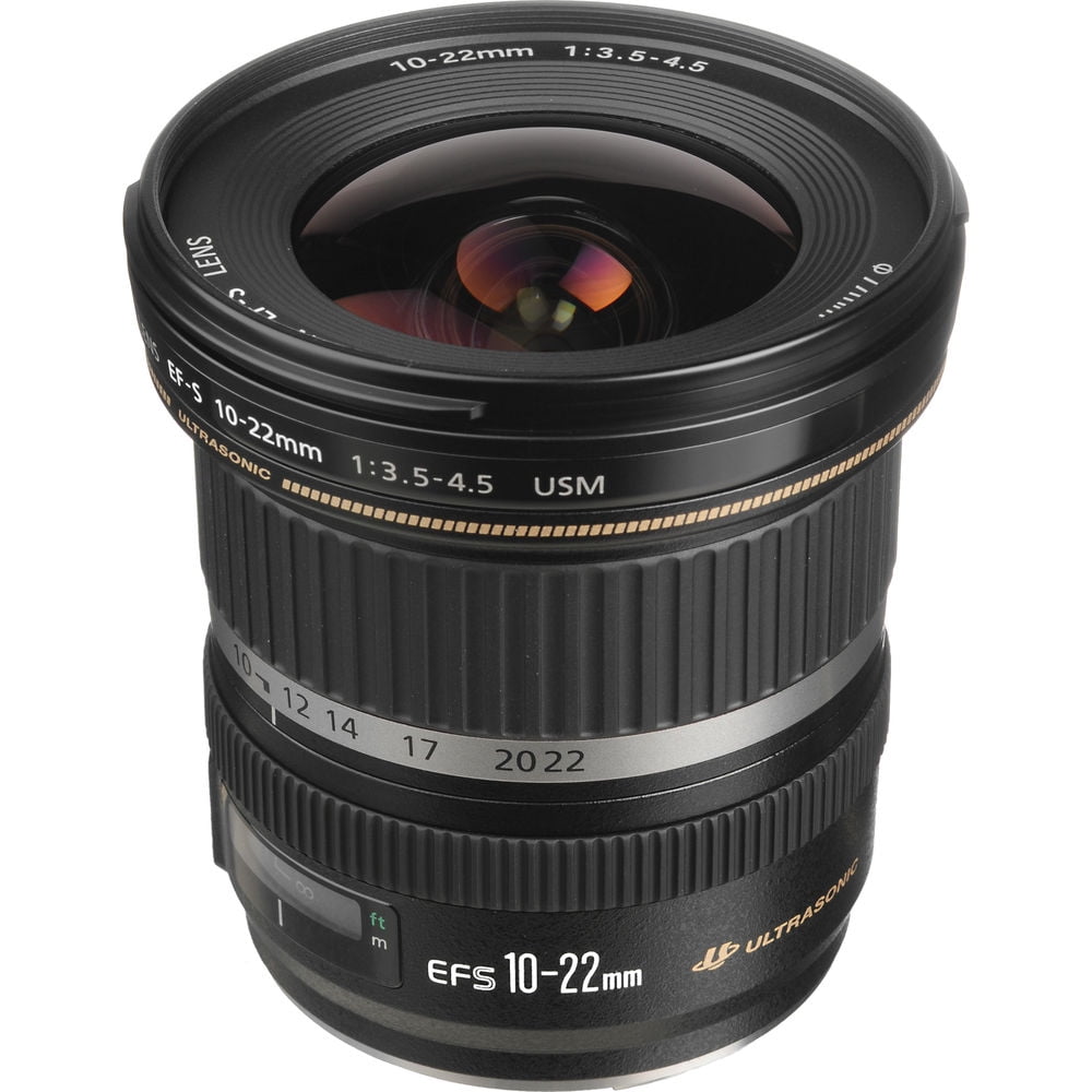 Canon EF-S 10-22mm f/3.5-4.5 USM Lens (9518A002) + Filter + Lens