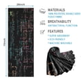 thumbnail image 2 of Math Equations Chemical Structures Black Pattern Hot Yoga Mat Towel Non Slip for Hot Yoga - Quick-Drying Yoga Mat Cover with 4 Corner Pockets with Travel Bag - Hot Yoga Towel Non Slip 74"x26", 2 of 6