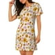 thumbnail image 2 of Balery Boho Flowers Camisón de manga corta con cuello redondo para mujer, cómodo y elegante., 2 of 6
