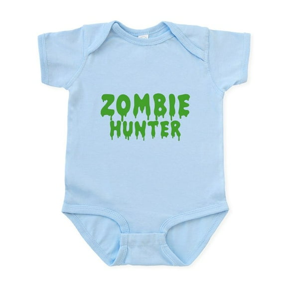 CafePress - Zombie Hunter Infant Bodysuit - Baby Light Bodysuit, Size Newborn - 24 Months