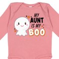 thumbnail image 4 of Inktastic My Aunt is My Boo with Cute Ghost Boys or Girls Long Sleeve Baby Bodysuit, 4 of 5