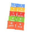 thumbnail image 2 of MAGIDEAL 10 Pieces Number Beanbags Cornhole Game Colorful Educational Outdoor Sports Toss, 2 of 8