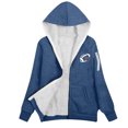 thumbnail image 4 of Aimik Plus Size Sweatshirt for Women Full Zip Fleece Hooded Sherpa Lined Winter Thermal Sweatshirt with Slit Pockets, 4 of 4