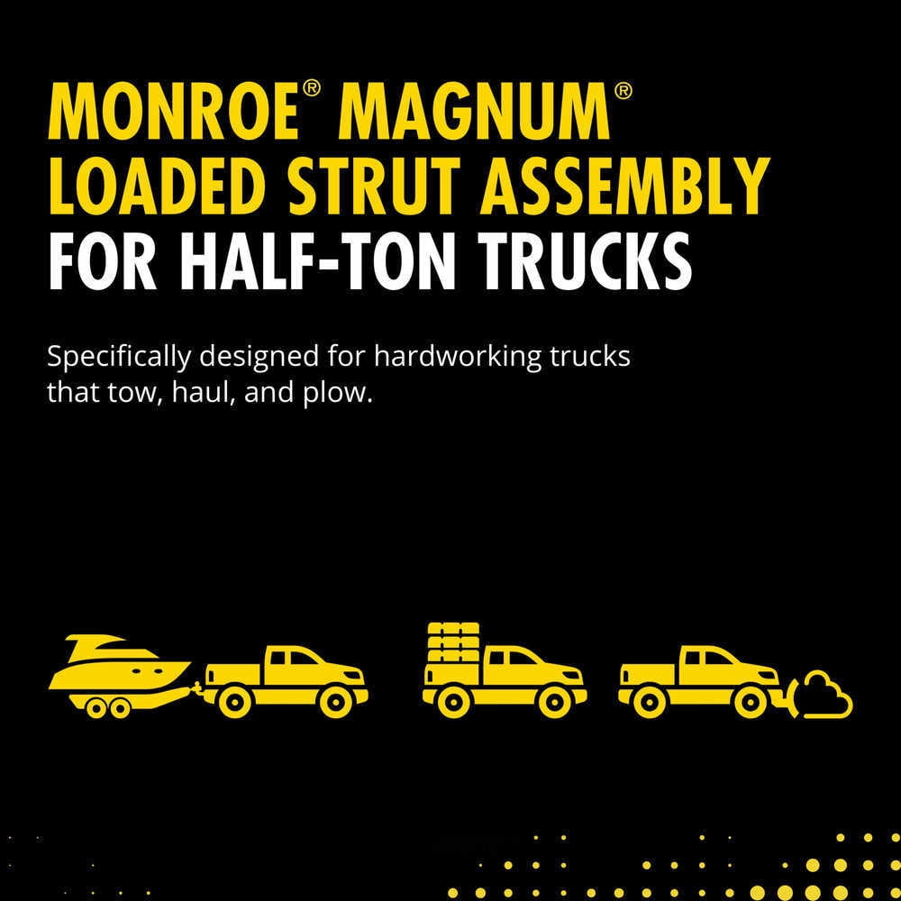 Monroe Shocks & Struts 153040 Magnum Loaded Assembly Suspension Strut and Coil Spring Assembly