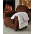 thumbnail image 1 of Fireside Solid Sherpa Throw 50 x 60, Ivory, 50X60, 1 of 1