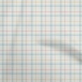 thumbnail image 1 of oneOone Cotton Jersey Light Blue Fabric Check Fabric For Sewing Printed Craft Fabric By The Yard 58 Inch Wide, 1 of 4