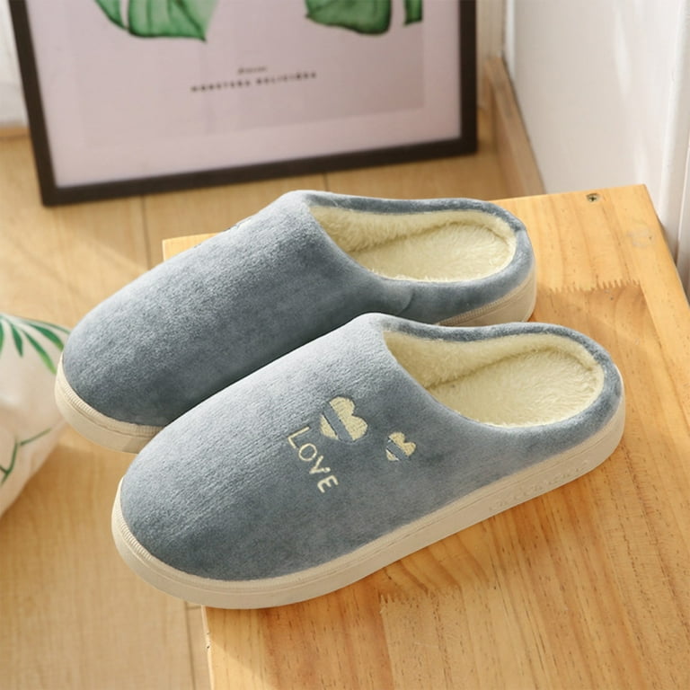 Wide mens shop house slippers