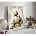 thumbnail image 2 of Jesus Hugging Girl Wall Art Bible Story Canvas Paintings Religious Faith Pictures Wall Decor God Christian Posters Prints for Kids Room Church Home Decoration Unframed, 2 of 6