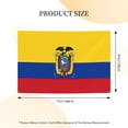 thumbnail image 5 of DouZhe Ecuador Flag Sign Banner, Nation Country Hanging Banners Backdrop Festive Party Decor for Indoor Outdoor, 47 x 71 Inches, 5 of 7