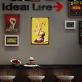 thumbnail image 4 of Rectángulo Vintage Ornamental Sexy Lady Signs Board Montado en la pared Pub Iron Sheet Tmvgtek Para estrenar, 4 of 9