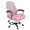 Pink-Cherry Blossom, variant on HELLHERO Leopard Print Computer Office Chair Covers, Removable Office Chair Seat and Back Cover Stretchable, Desk Computer Slipcover Pink