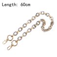 thumbnail image 4 of Esquirla Acrylic Alloy Bag Chain Strap Shoulder Strap Purse Making Accessories Detachable Gray 60cm, 4 of 8