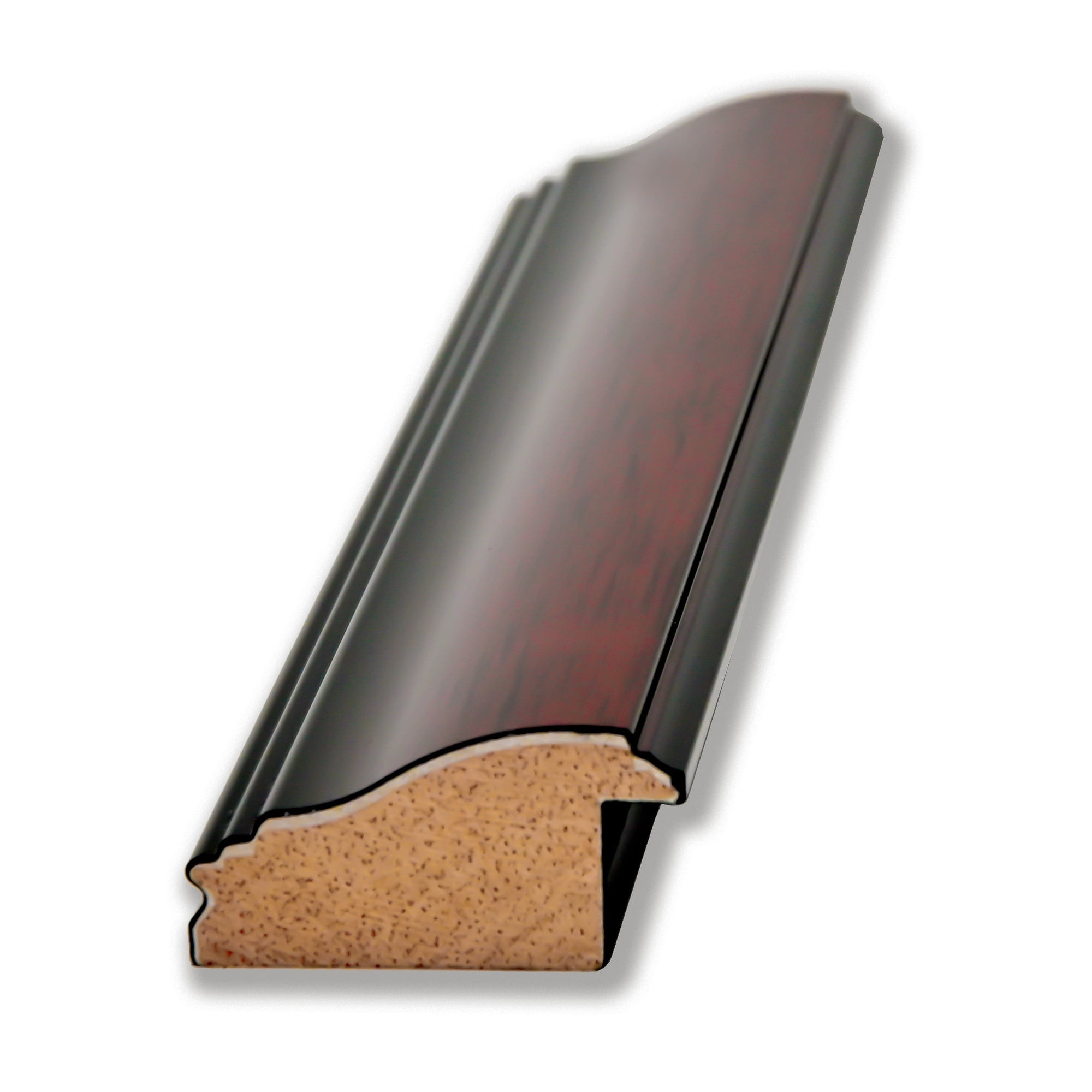 ArtToFrames 16" x 20" Honors Mahogany with Black Picture Frame, 16x20 inch Brown Wood Poster Frame (WOM-5154)