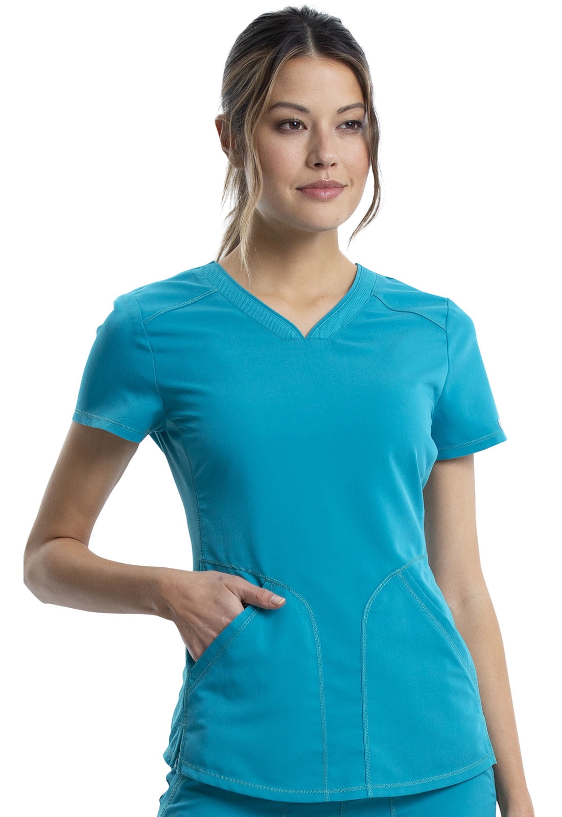 Cherokee Workwear Revolution Women's Scrubs Top VNeck WW601