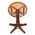 thumbnail image 5 of Round 30" Top Pedestal Bar HeightTable - Cinnamon/Espresso, 5 of 6
