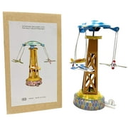 Collectible Tin ToyTin Plane Carousel - Merry-Go-Round