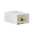thumbnail image 1 of 1 caja de zapatos transparente plegable, caja de almacenamiento para zapatos, organizador de cajones, caja de zapatos DIY para el hogar, divisor Almacenamiento y organización del hogar blanco Bewildely HA0968-01B, 1 of 6