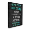thumbnail image 4 of Stupell Industries Vintage Game Room Rules Art for Kids Painting Gallery Wrapped Canvas Art Print Wall Art, 30 x 40, 4 of 8