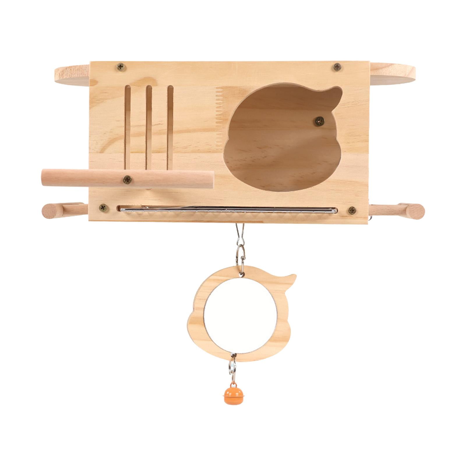 EHJRE Hanging Birdhouse, Birdcage Accessory, Sheltered, Warm Place, Hiding Place for Budgies, Parakeets, Cockatoos, Cockatiels And Finches