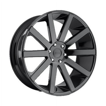 DUB 1PC Aluminum Rim S219 SHOT CALLA 22X9.5in Gloss Black Finish, S219229584 20