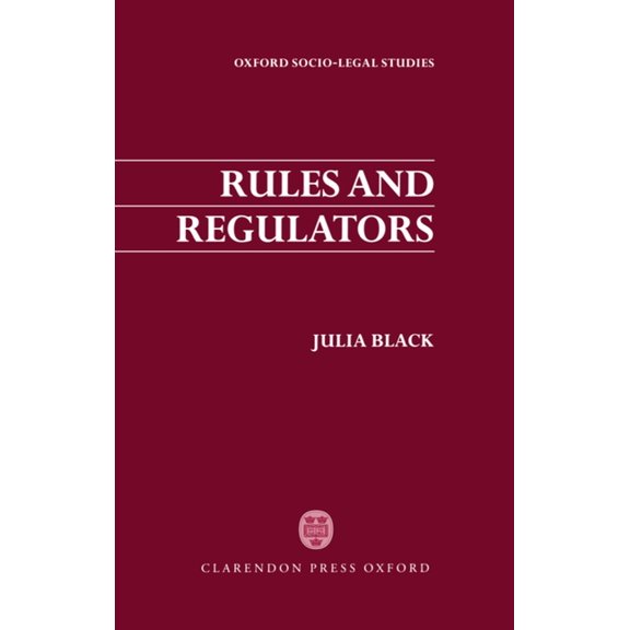 Oxford Socio-Legal Studies Rules and Regulators, (Hardcover)