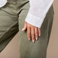 thumbnail image 4 of Anillo de eternidad abierto con baño de oro de 14 quilates para mujer, 4 of 4