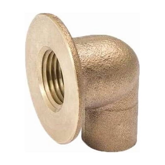 Streamline 1/2" C Copper 90 Degree Flanged Sink Elbow A 03706NL