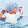 thumbnail image 6 of Newborn Hats for Baby Girls Hospital Hat Baby Girl Bows and Headbands Infant Beanie Nursery Caps, 6 of 6