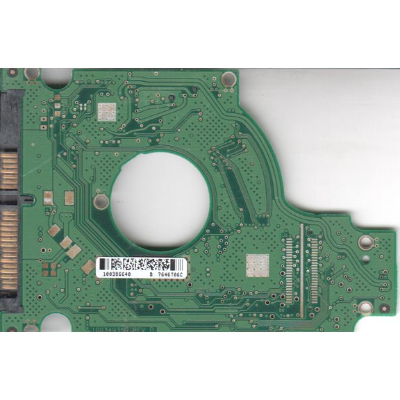 ST96812AS, 9W3182-040, 7.01, 100386640 B, REV D, Seagate SATA 2.5 PCB