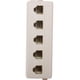 thumbnail image 5 of 2X Beige RJ11 6P4C Macho Clavija A 5 Puertos 6P2C Hembra Enchufe Adaptador de Divisor de Telefonica, 5 of 5