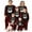 Black Red B, variant on Christmas Family Matching Deer Print Family Christmas Pajamas Set Sleepwear Nightwear Homewear