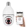 thumbnail image 1 of Cámara De Seguridad Wifi Foco 360° Visión Nocturna Alarma, 1 of 8