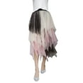 thumbnail image 4 of Caitzr Women Tutu Tulle Skirt Elastic High Waist Layered Skirt Contrast Color Mesh A-Line Midi Skirt, 4 of 7