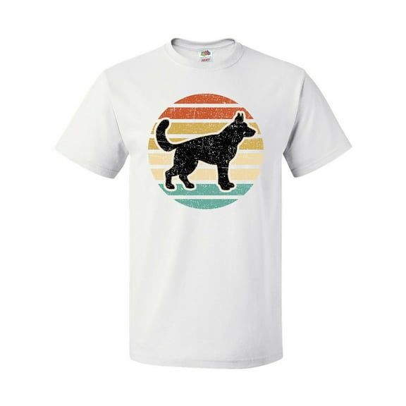 Inktastic German Shepherd Silhouette Vintage Retro T-Shirt