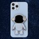 thumbnail image 4 of 3D Plating Astronaut Hidden Stand Case Cover Cute Astronaut Stand Phone Case para IPhone 12Pro TPU Cover, 4 of 4