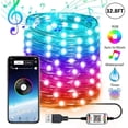 thumbnail image 1 of onlyliua Ofertas Del Día de Hoy Cadena de Luces Bluetooth para Teléfono Móvil, Aplicación de Cable de Cobre, Control Remoto, 1 of 2
