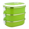 thumbnail image 1 of CRCMURE Rack Stainless Steel Insulated Lunch Box, Multi-Layer Student Lunch Box, Sealed Plastic Fresh-Keeping Box, 1 of 1