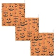 thumbnail image 6 of Coolnut 3 PCS Funny Pumpkins Ghost Bat Baby Muslin Washcloths, Autumn Orange Face Towel Burp Cloths Ultra Soft Absorbent Cotton Bath Wipes Towels for Newborn Boys Girls, 6 of 6