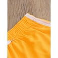 thumbnail image 4 of Canrulo Men's Ranger Panty Running Short Fitted Shorts Bodybuilding Quick Dry Gym Running Tight Lifting Shorts Yellow L, 4 of 6