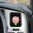 thumbnail image 1 of FESTFENDS Car Air Freshener Clip Flower Design Pink for Car Air Outlet and Interior Decoration, 1 of 6