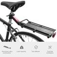 thumbnail image 4 of moobody Bike Cargo Rack Rear Bike Rack Quick Release Cycling Aluminium Alloy Luggage Carrier Racks with Reflector, 4 of 7