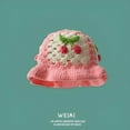 thumbnail image 3 of TELOLY Bucket Hat,Playful Character Bucket Hats,Adds A Fun Twist Crochet Hats for Women,Style1, 3 of 5