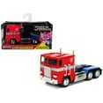 thumbnail image 1 of Jada 99477 G1 Autobot Optimus Prime Camion Rouge avec Robot sur Châssis de Transformers Modèle Moulé sous Pression, 1 of 5