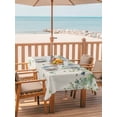 thumbnail image 2 of Outdoor Tablecloth with Umbrella Hole for Patio/Picnic/Party/Camping, Sage Green Eucalyptus Waterproof Table Cloth Rectangle Table Cover Washable, Weeping Botanical Leaves Linen (60"x 102"), 2 of 8