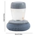 thumbnail image 2 of 1PCS automatic liquid feeding steel wire ball pot washing brush pot artifact PET pot-OEIN, 2 of 3