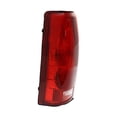 thumbnail image 5 of For GMC C1500/K1500 1990-1998 Tail Light Driver Side | CAPA Certified | Clear & Red Lens | w/ Connector Plate | Chrome Housing | Replacement For GM2800104, GM2800104C | 5977867, 166-02561BL, 5 of 6